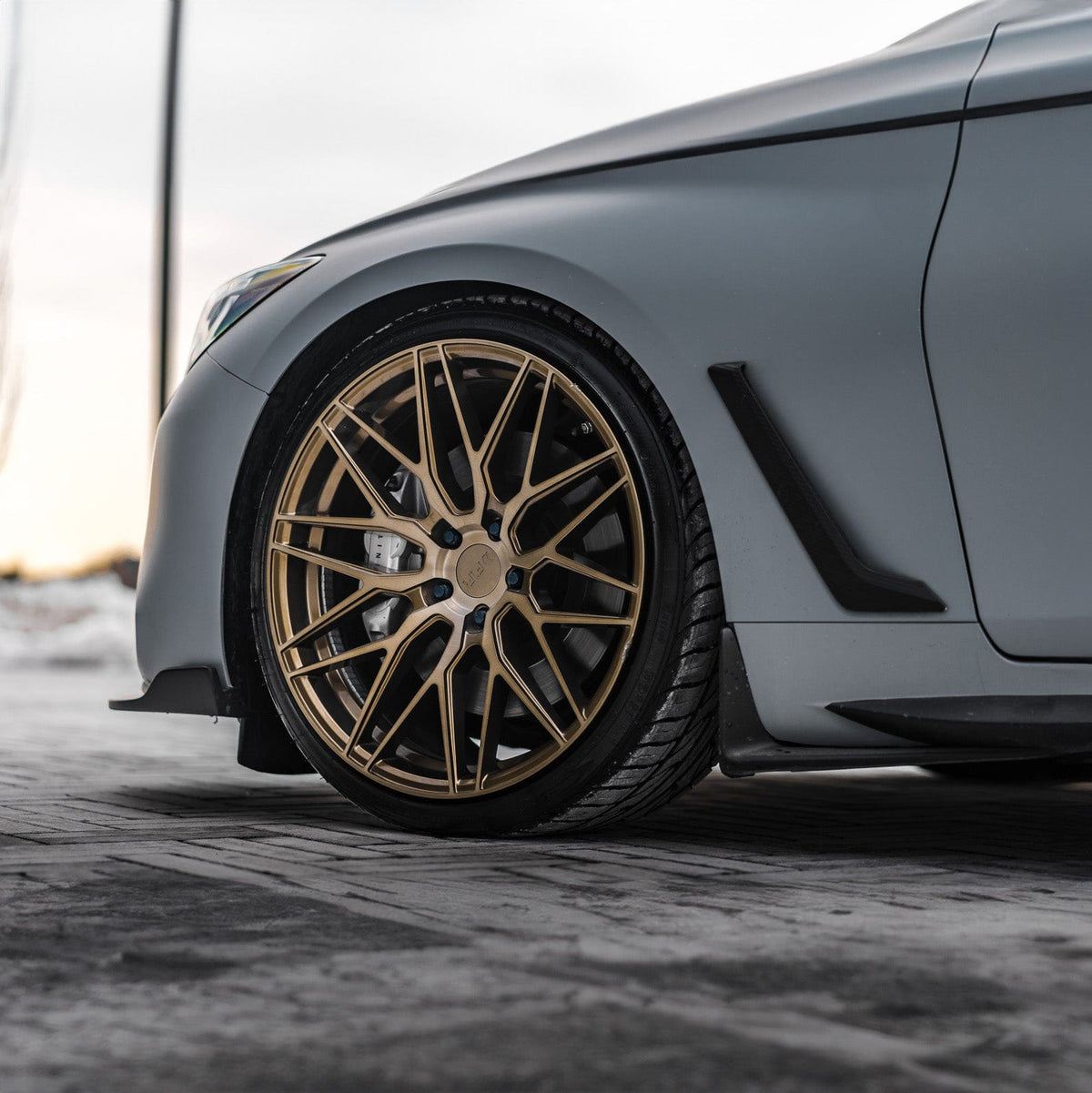 F1R Wheels F103 Brushed Bronze