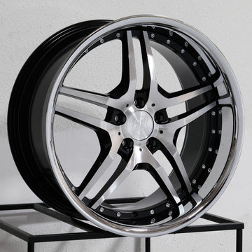 MRR Wheels RW2 Black Chrome Lip - Wheels Outlet