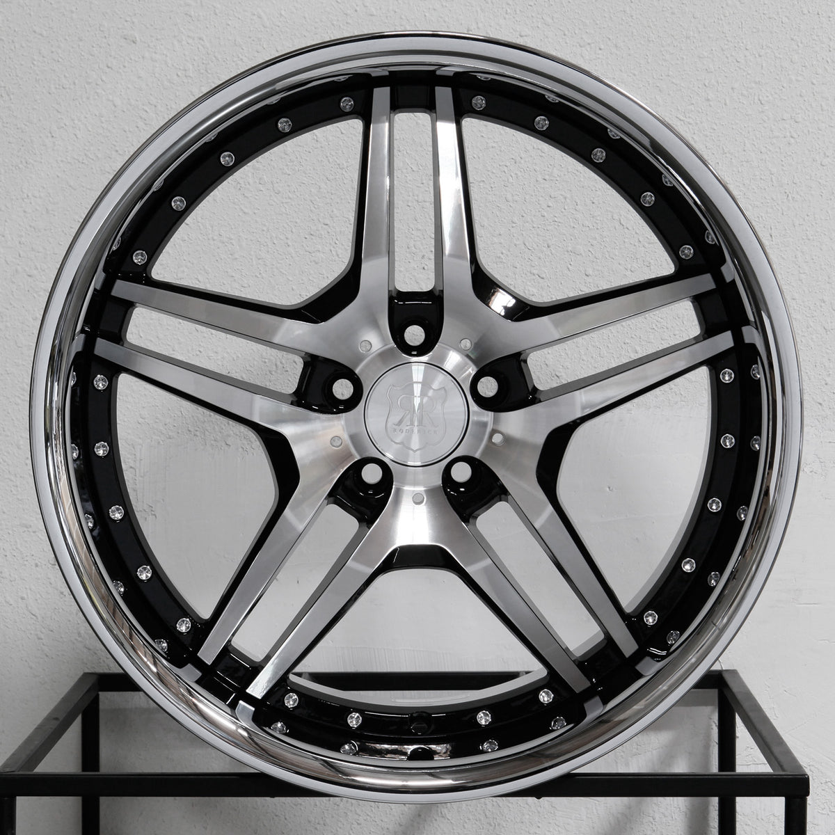 MRR Wheels RW2 Black Chrome Lip - Wheels Outlet
