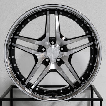 MRR Wheels RW2 Black Chrome Lip - Wheels Outlet