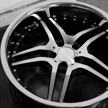 MRR Wheels RW2 Black Chrome Lip - Wheels Outlet