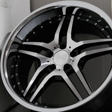 MRR Wheels RW2 Black Chrome Lip - Wheels Outlet