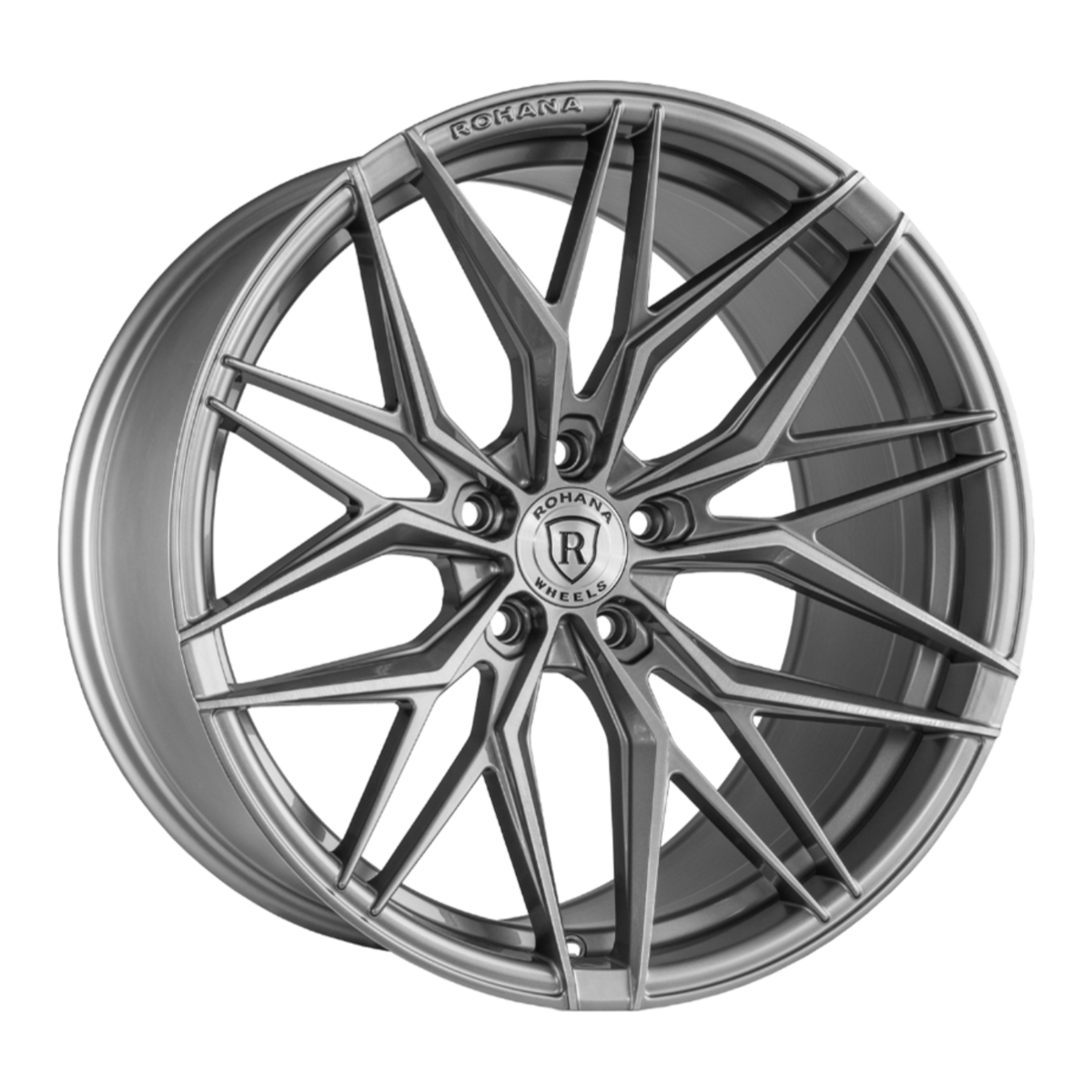 Rohana Wheels RFX17 Brushed Titanium