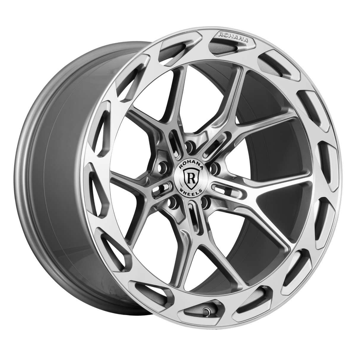 Rohana Wheels RFX19 Machine Silver