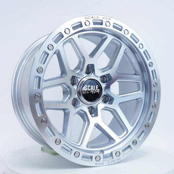 Scale Wheels S02 Silver Machined