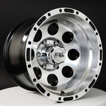 Scale Wheels S52 Black Machined Face