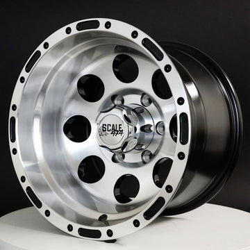 Scale Wheels S52 Black Machined Face