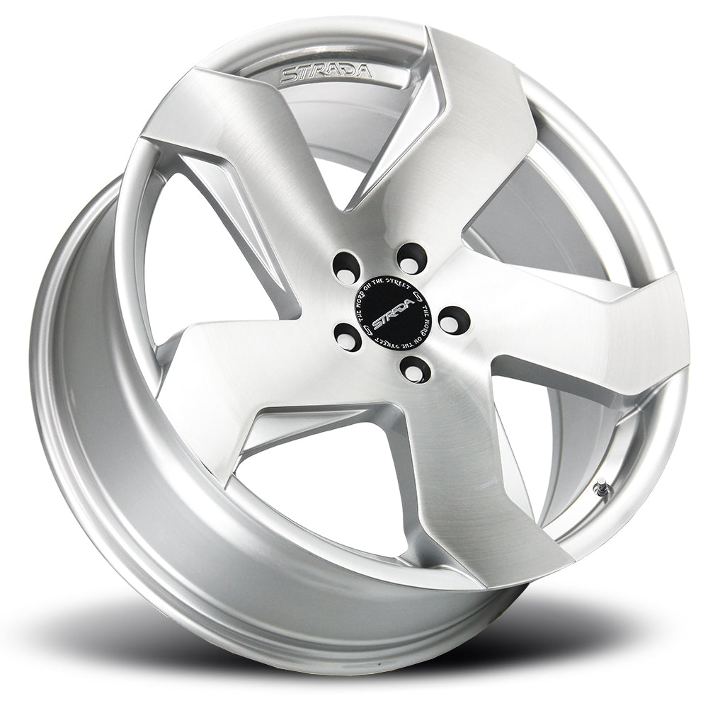 Strada Wheels S65 Coltello Silver Brushed - Wheels Outlet