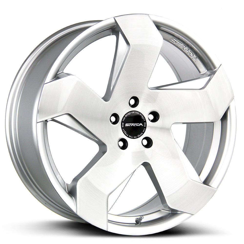 Strada Wheels S65 Coltello Silver Brushed - Wheels Outlet