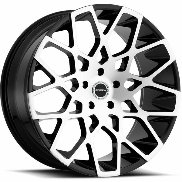 Strada Wheels S59 Buca Black Machine - Wheels Outlet