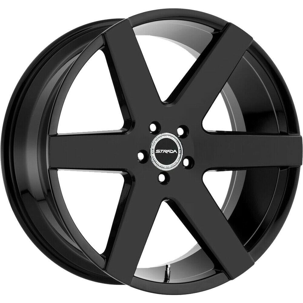 Strada Wheels S60 Coda Black - Wheels Outlet