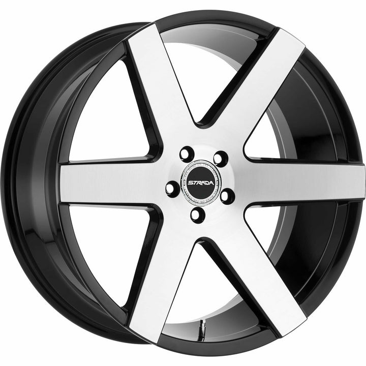 Strada Wheels S60 Coda Black Machine - Wheels Outlet