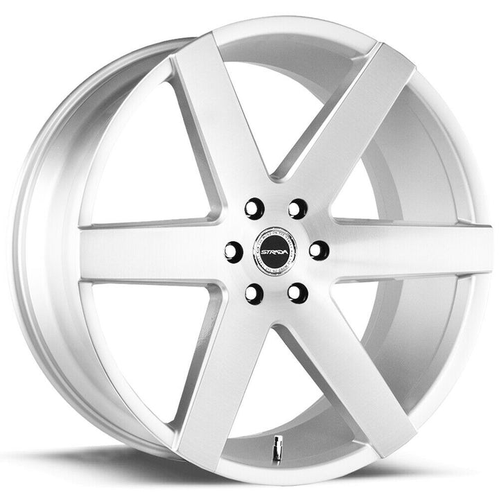 Strada Wheels S60 Coda Silver Brushed - Wheels Outlet