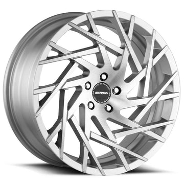 Strada Wheels S64 Nido Silver Brushed - Wheels Outlet