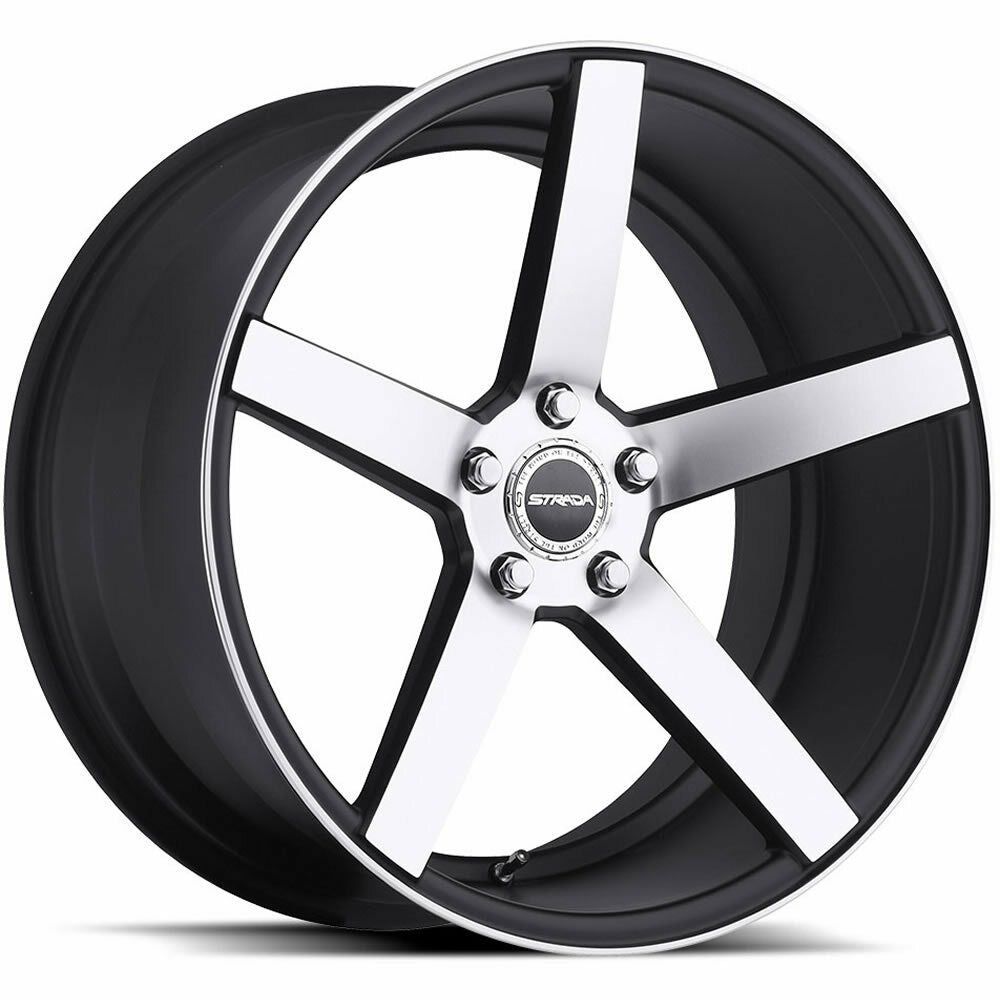 Strada Wheels S35 Perfetto Black Machine - Wheels Outlet