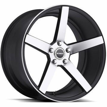 Strada Wheels S35 Perfetto Black Machine - Wheels Outlet