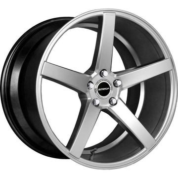 Strada Wheels S35 Perfetto Silver Machine - Wheels Outlet