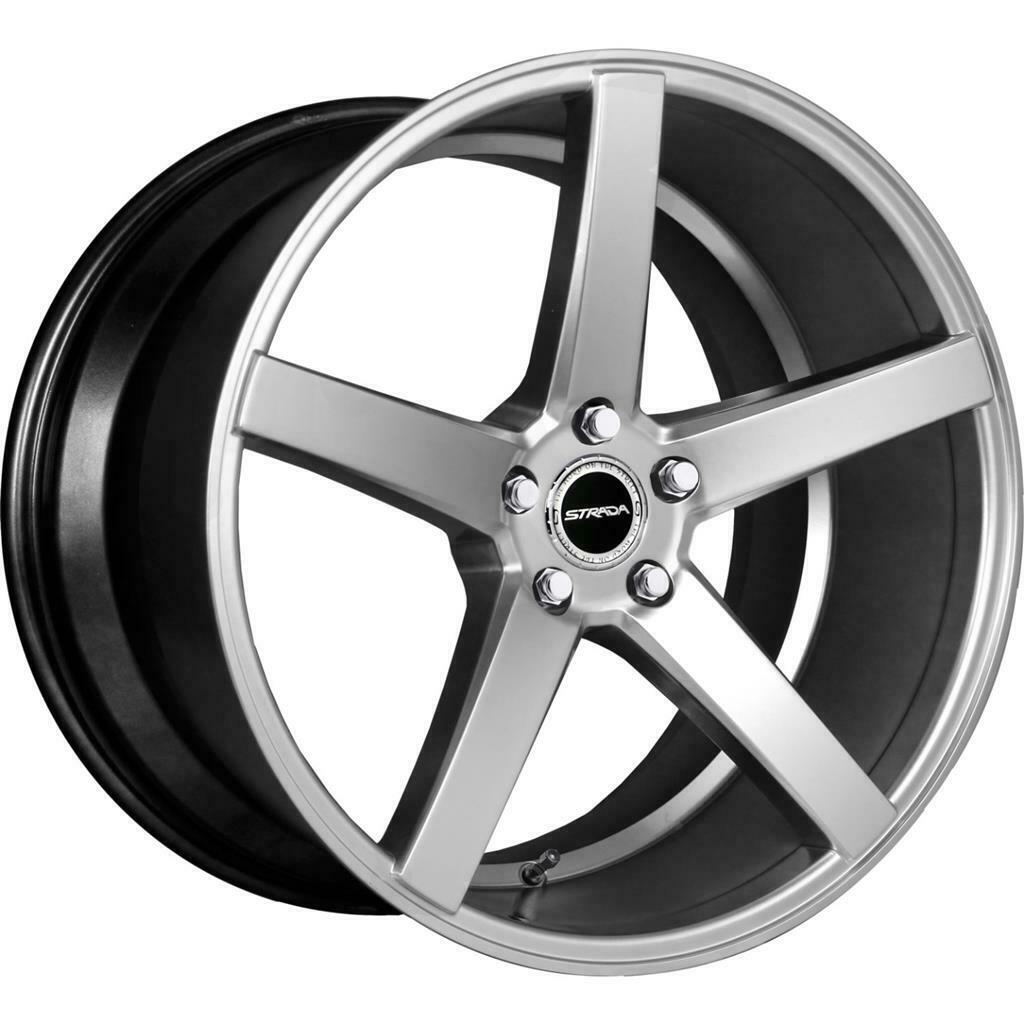 Strada Wheels S35 Perfetto Silver Machine - Wheels Outlet