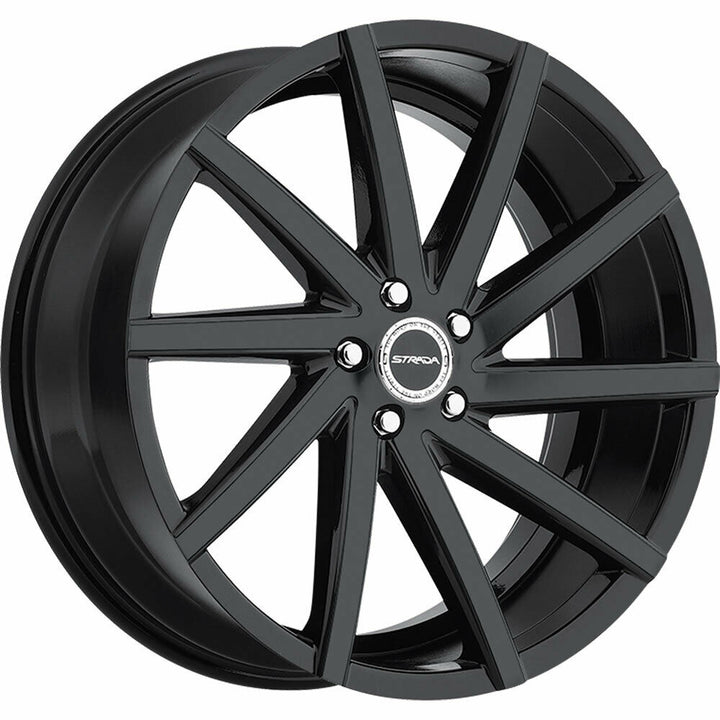 Strada Wheels S41 Sega Black - Wheels Outlet