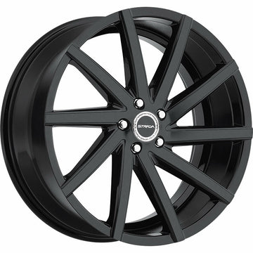 Strada Wheels S41 Sega Black - Wheels Outlet