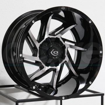 Vision Wheels 422 Prowler Black Machined