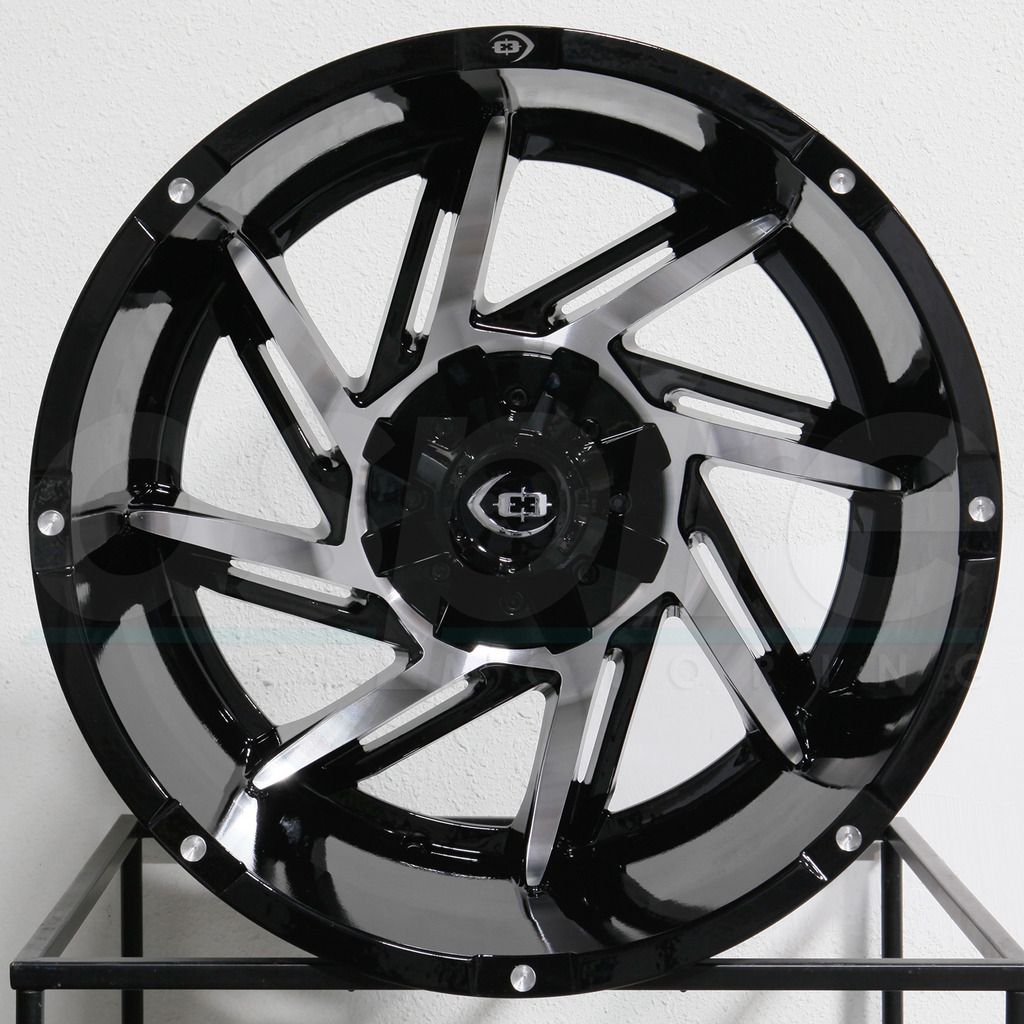Vision Wheels 422 Prowler Black Machined
