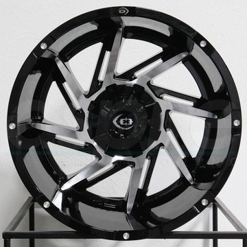 Vision Wheels 422 Prowler Black Machined