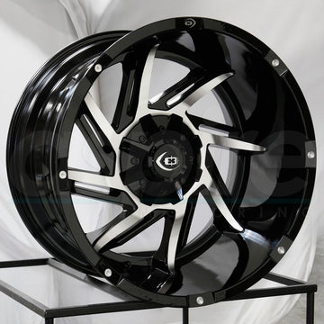 Vision Wheels 422 Prowler Black Machined