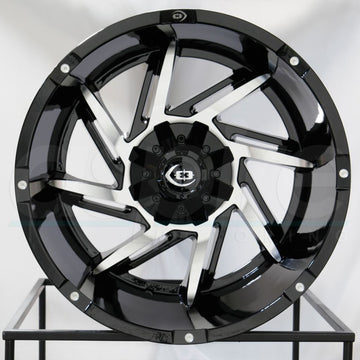 Vision Wheels 422 Prowler Black Machined