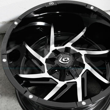 Vision Wheels 422 Prowler Black Machined