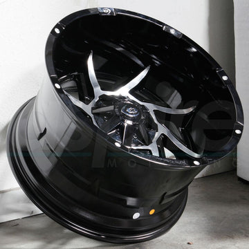 Vision Wheels 422 Prowler Black Machined