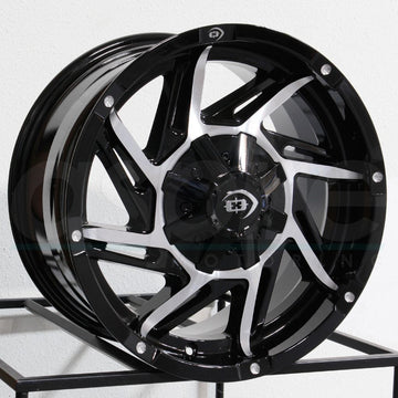 Vision Wheels 422 Prowler Black Machined