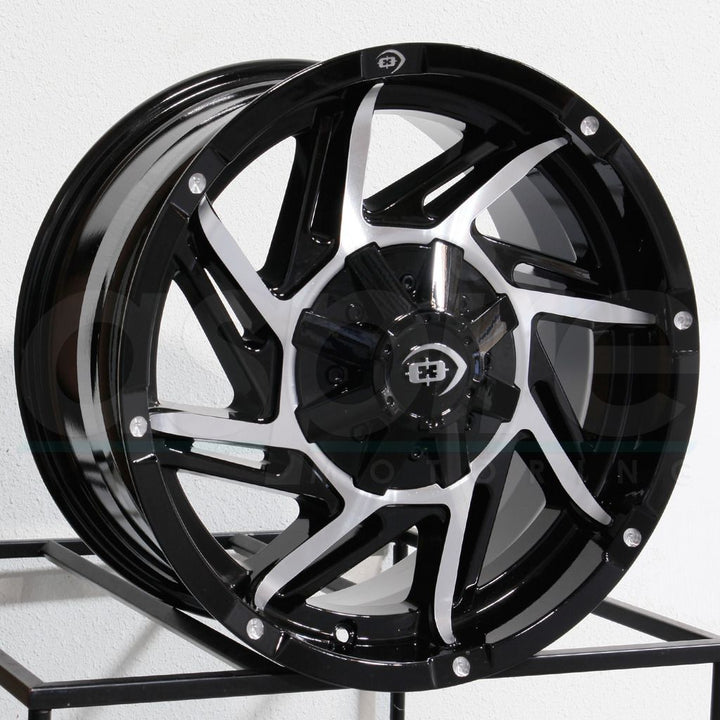 Vision Wheels 422 Prowler Black Machined