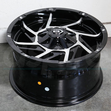 Vision Wheels 422 Prowler Black Machined