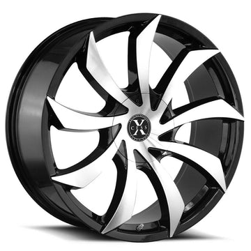 Xcess Wheels X01 Black Machine - Wheels Outlet