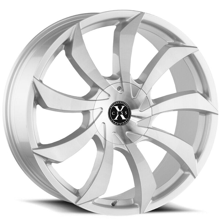 Xcess Wheels X01 Silver Brushed - Wheels Outlet