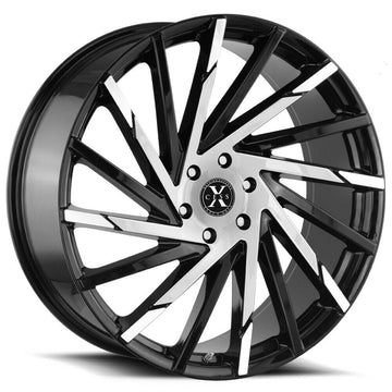 Xcess Wheels X02 Black Machine - Wheels Outlet