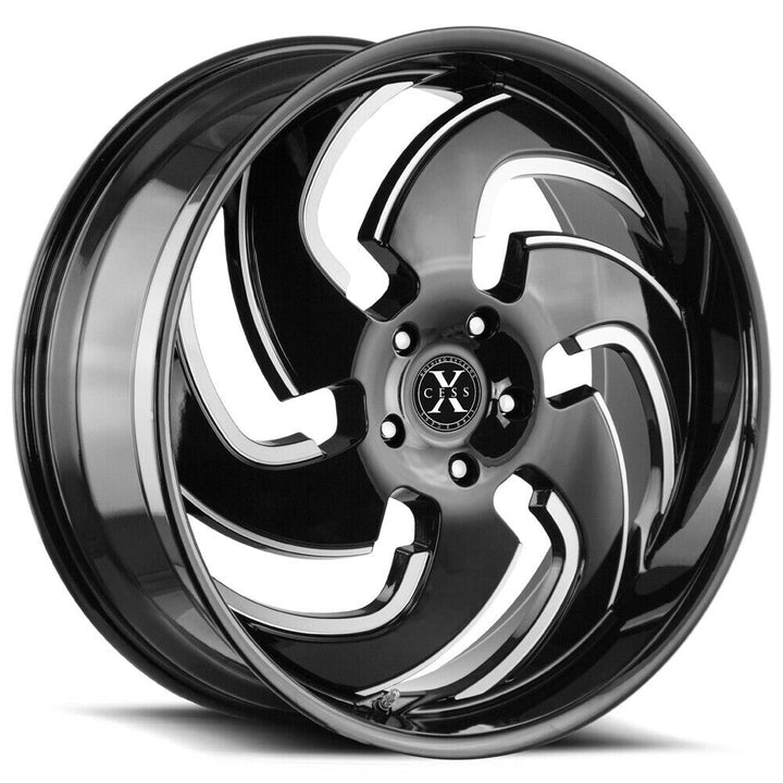 Xcess Wheels X03 Black Milled - Wheels Outlet