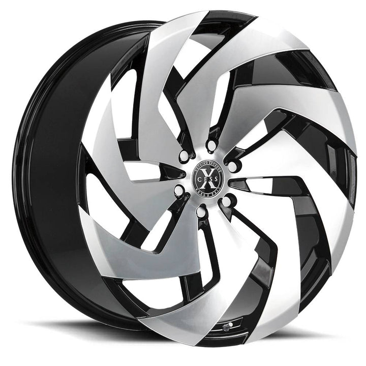 Xcess Wheels X04 Black Machine - Wheels Outlet