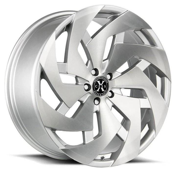 Xcess Wheels X04 Silver Brushed - Wheels Outlet