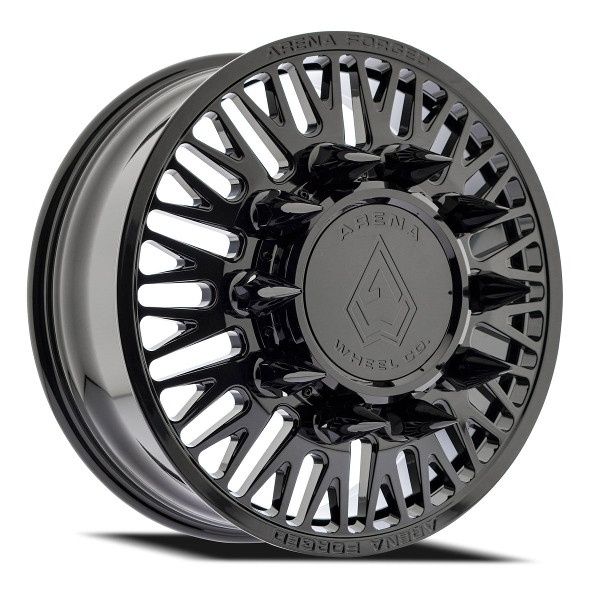 Arena Forged Wheels AF101 Casino Dually Gloss Black Front