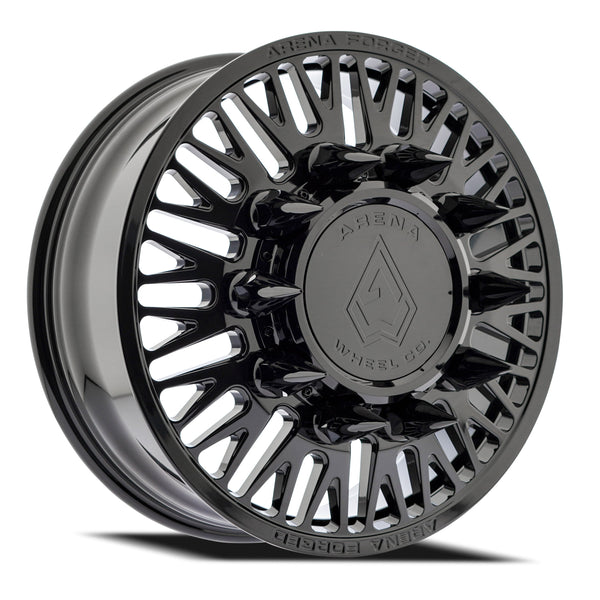 Arena Forged Wheels AF101 Casino Dually Gloss Black Front