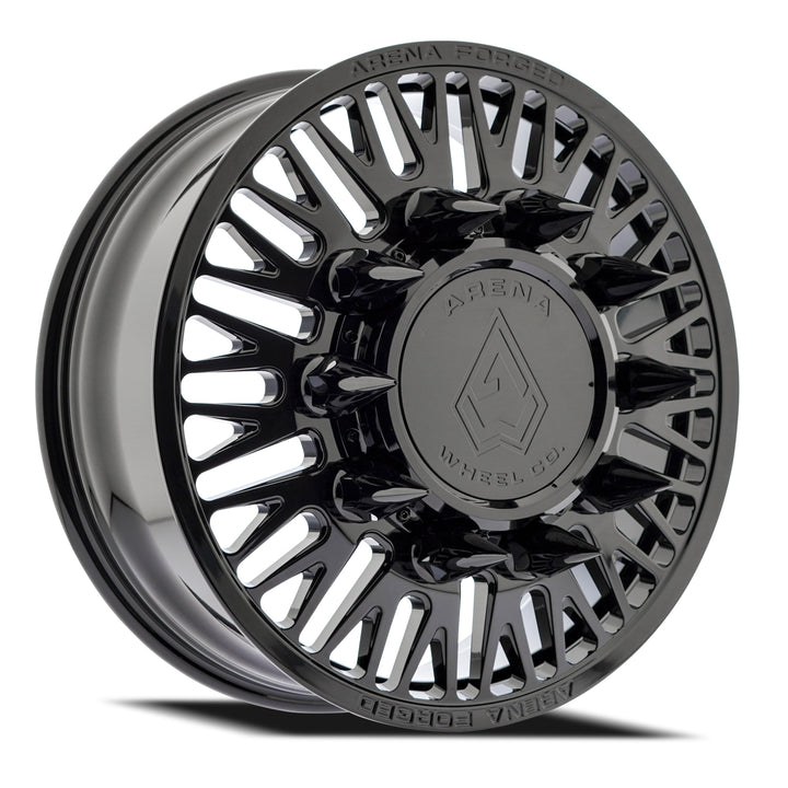 Arena Forged Wheels AF101 Casino Dually Gloss Black Front