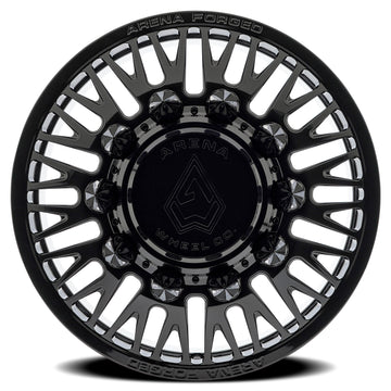 Arena Forged Wheels AF101 Casino Dually Gloss Black Front
