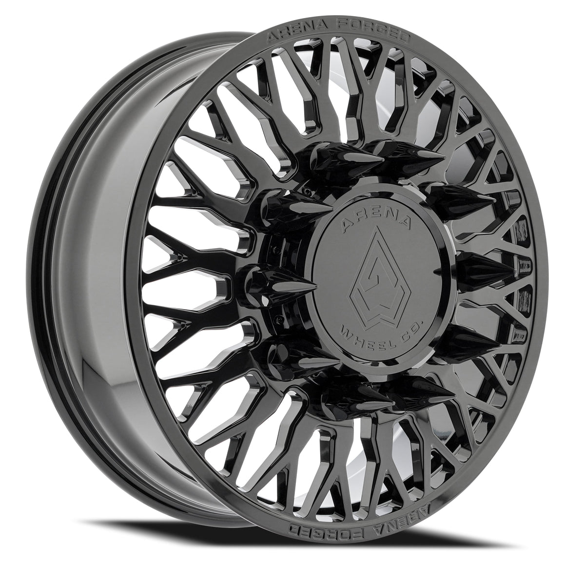 Arena Forged Wheels AF102 Maximus Dually Gloss Black Front
