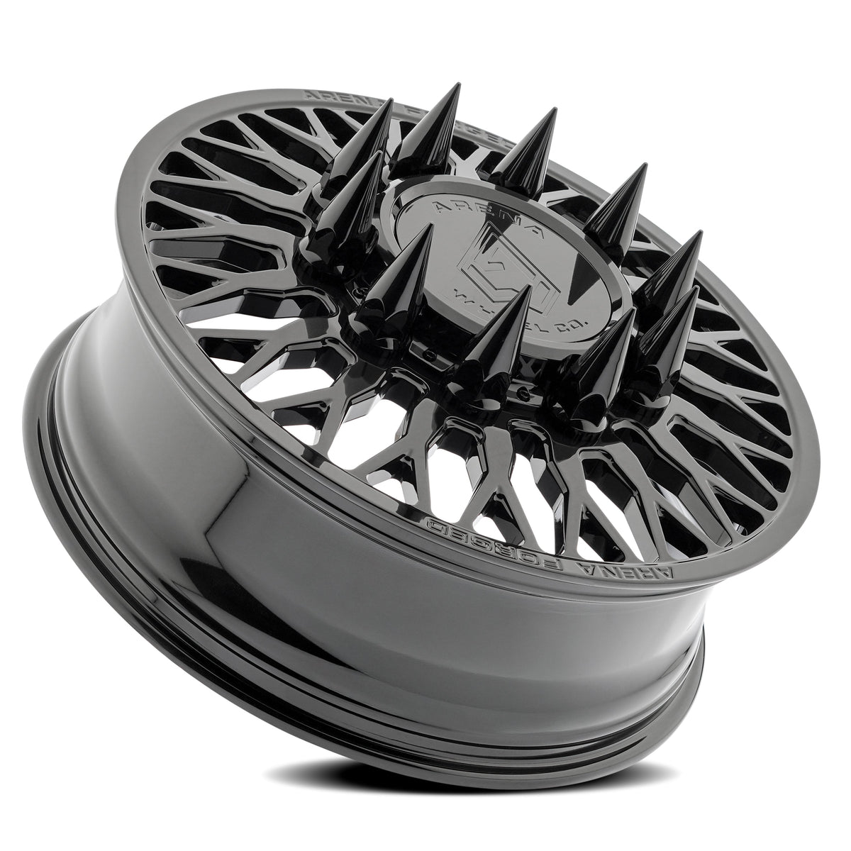 Arena Forged Wheels AF102 Maximus Dually Gloss Black Front
