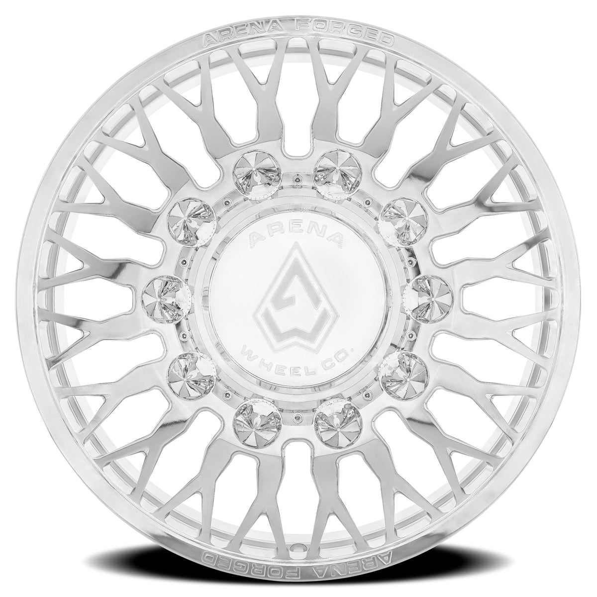 Arena Forged Wheels AF102 Maximus Dually Milled and Polished Front