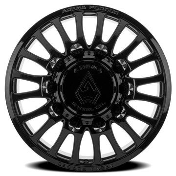 Arena Forged Wheels AF103 Shoreline Dually Gloss Black Front