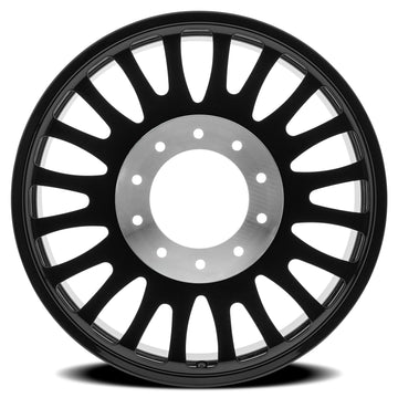 Arena Forged Wheels AF103 Shoreline Dually Gloss Black Rear Inner