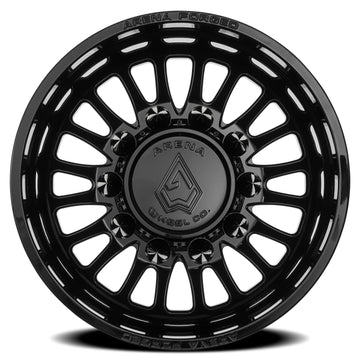 Arena Forged Wheels AF103 Shoreline Dually Gloss Black Rear Outer